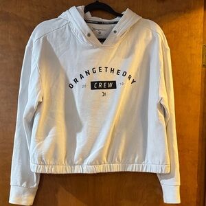 Orangetheory Women's White Crew Neck Hoodie